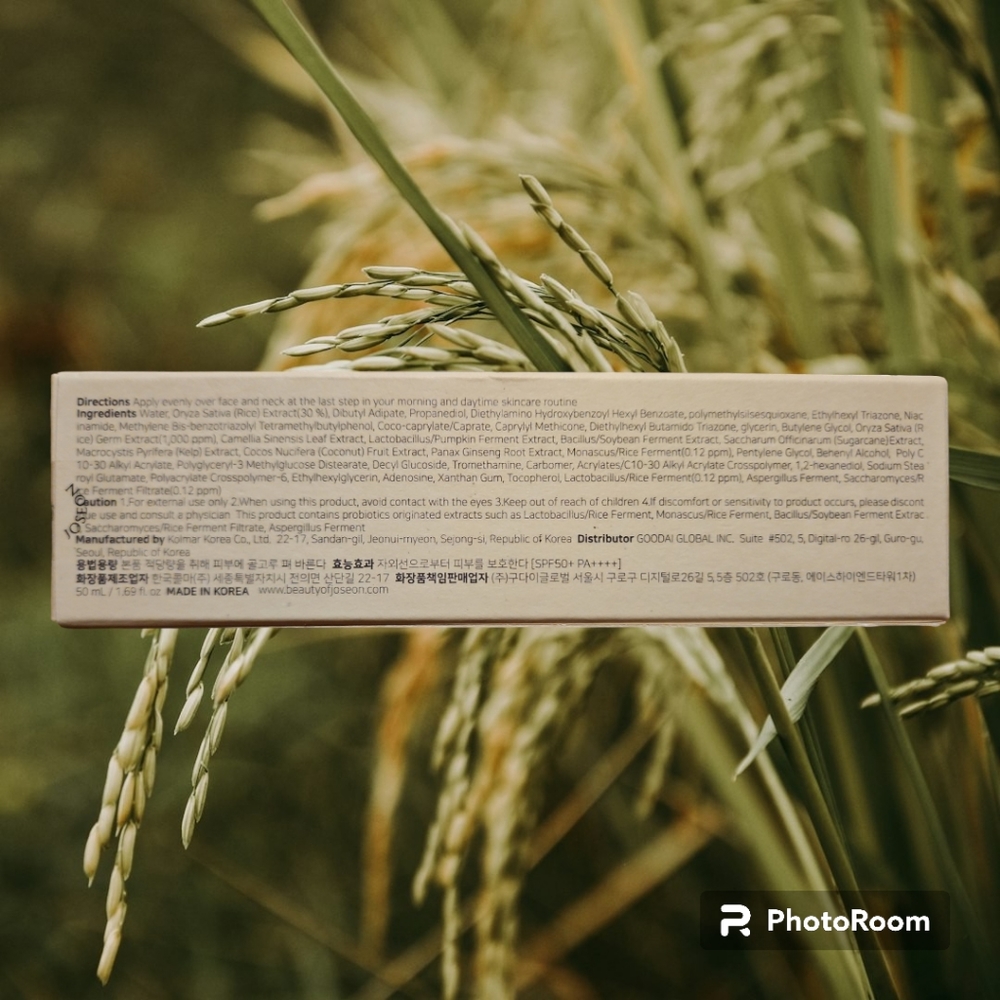 BEAUTY OF JOSEON - Relief Sun : Rice + Probiotic SPF50+ PA++++ - 50ml